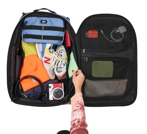Ogio Alpha Layover 40-44L bag, red flower party