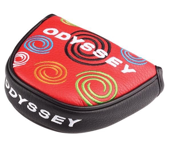 Odyssey Tour Swirl Mallet Putter Headcover, Red