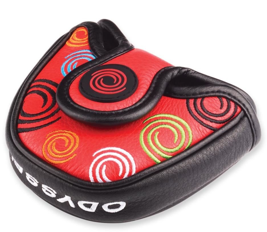 Odyssey Tour Swirl Mallet Putter Headcover, Red