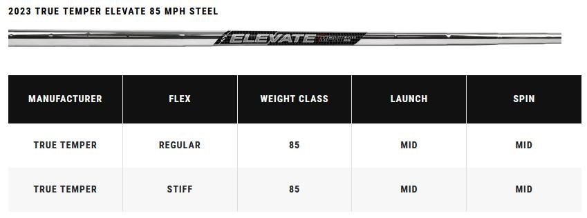 Callaway Paradym X men's irons, steel