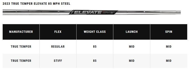 Callaway Paradym X men's irons, steel