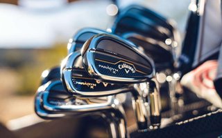 Callaway Paradym X men's irons, steel