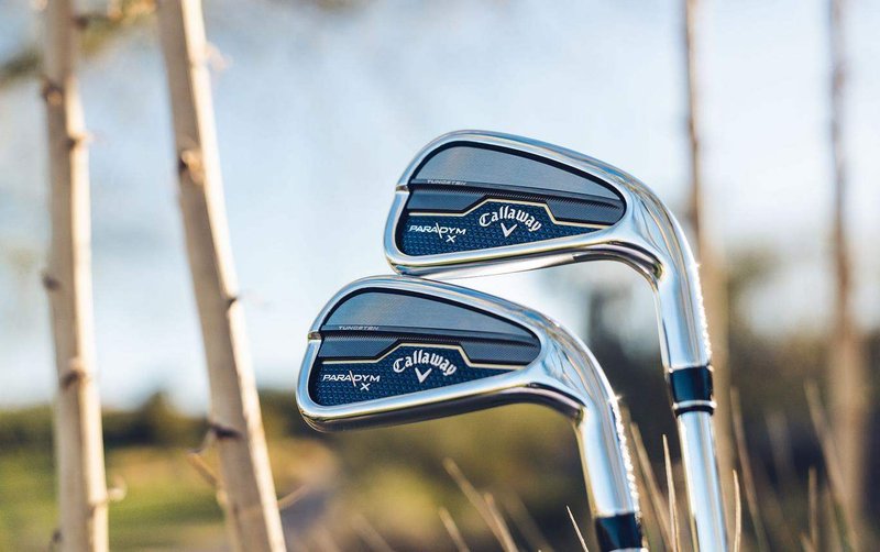 Callaway Paradym X men's irons, steel