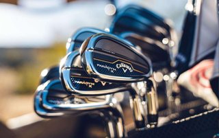 Callaway Paradym X men's irons, steel