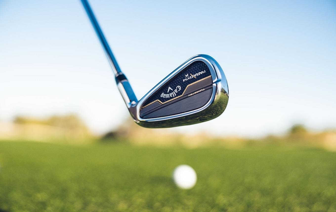 Callaway Paradym X men's irons, steel