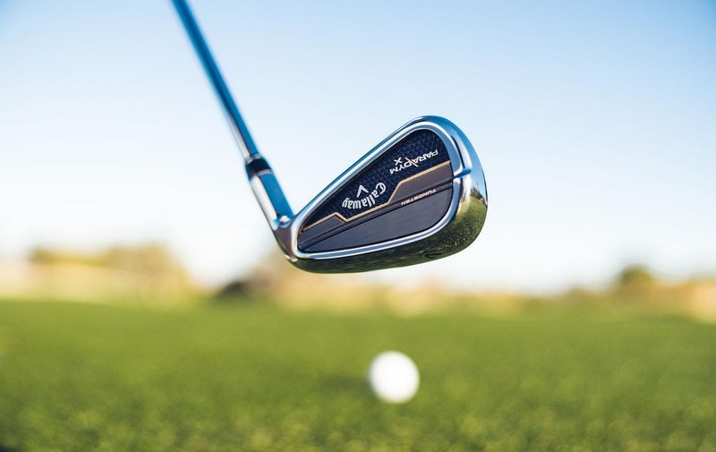 Callaway Paradym X men's irons, steel