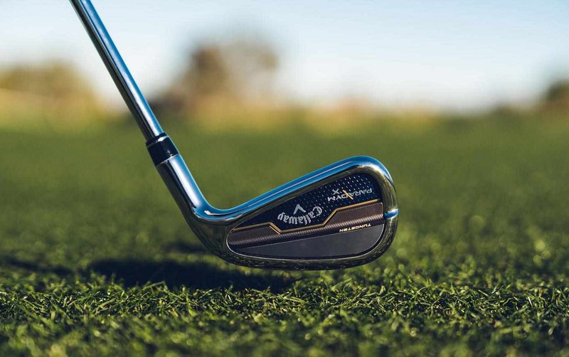 Callaway Paradym X men's irons, steel