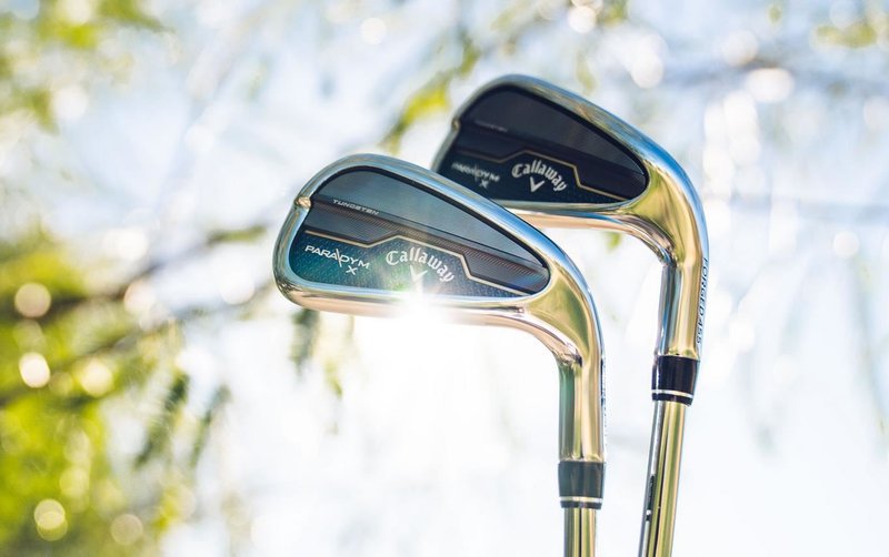 Callaway Paradym X men's irons, steel