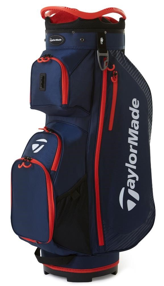 TaylorMade Pro cart bag, navy/red