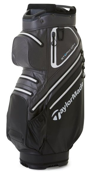 TaylorMade Storm-Dry Waterproof cart bag, black/grey