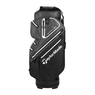 TaylorMade Storm-Dry Waterproof cart bag, black/grey