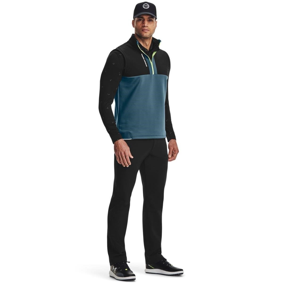 Under Armour Storm Daytona men's vest, black/static blue