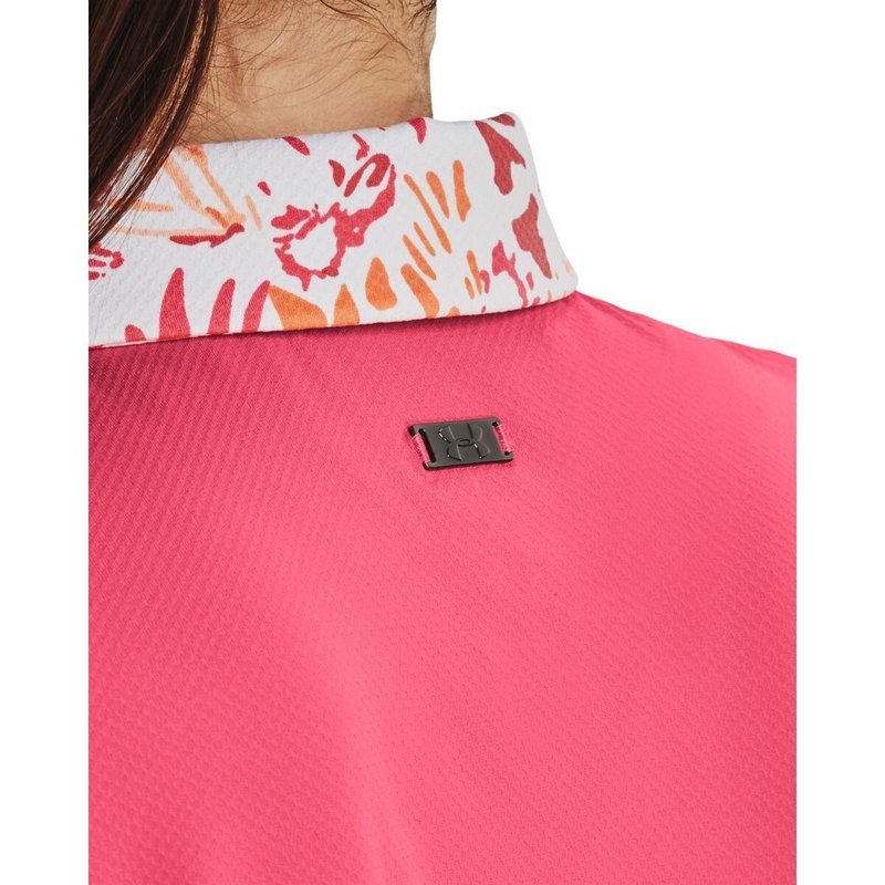 Under Armour Iso-Chill women's polo, pink