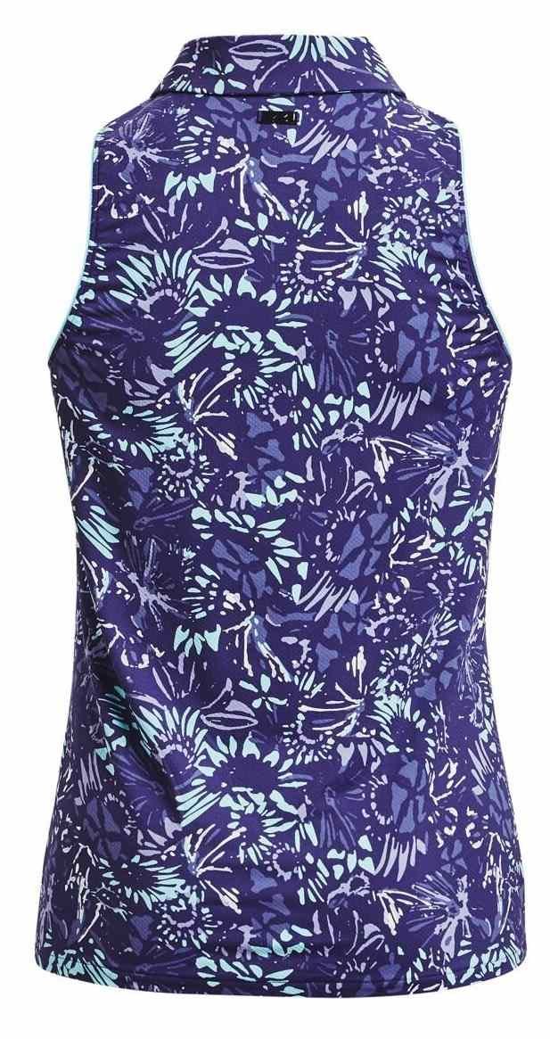 Under Armour Iso-Chill Sleeveless women's polo, sonar blue
