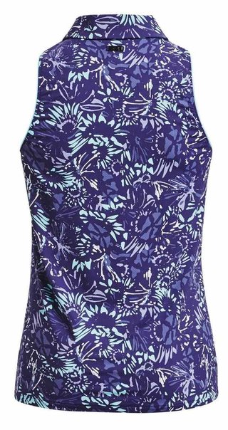 Under Armour Iso-Chill Sleeveless women's polo, sonar blue