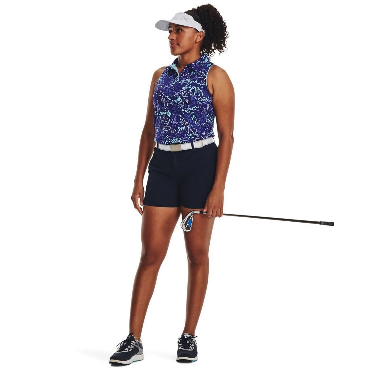 Under Armour Iso-Chill Sleeveless women's polo, sonar blue