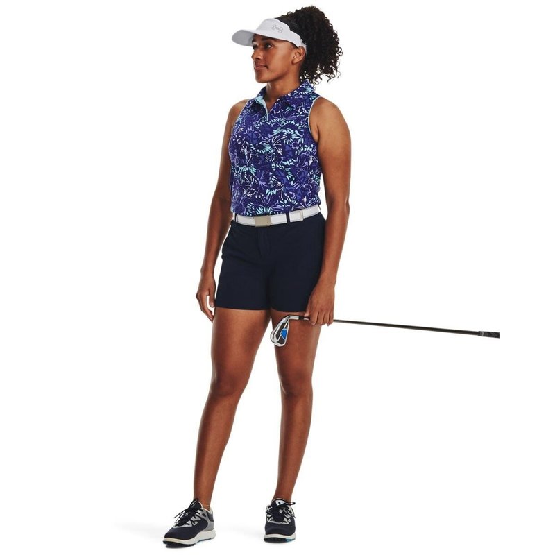Under Armour Iso-Chill Sleeveless women's polo, sonar blue
