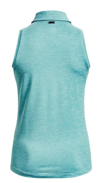 Under Armour Playoff Sleeveless women's polo, blue