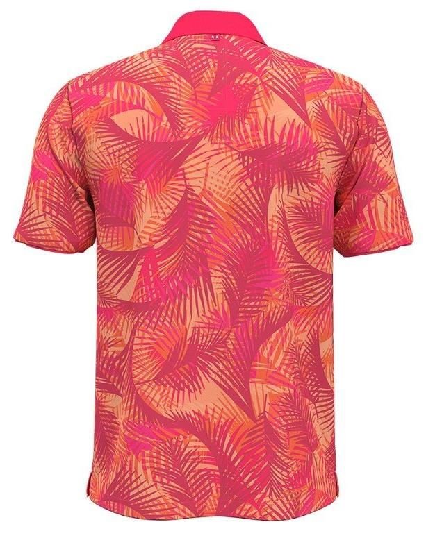 Under Armour Iso-Chill Graphic Palm men's polo, pink