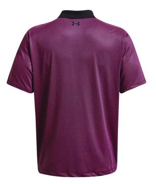 Under Armour Performance 3.0 Printed men's polo, black/pink