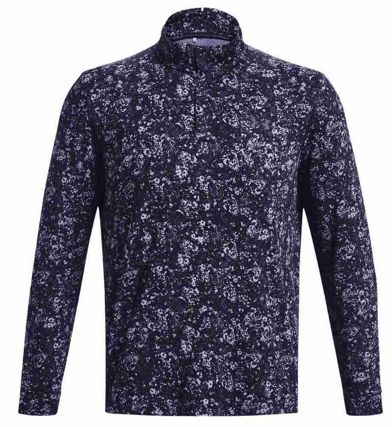 Under Armour Playoff Printed 1/4 Zip men's sweatshirt, navy