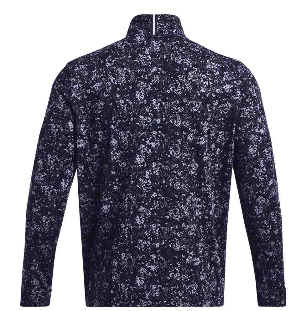Under Armour Playoff Printed 1/4 Zip men's sweatshirt, navy