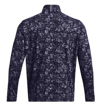 Under Armour Playoff Printed 1/4 Zip men's sweatshirt, navy