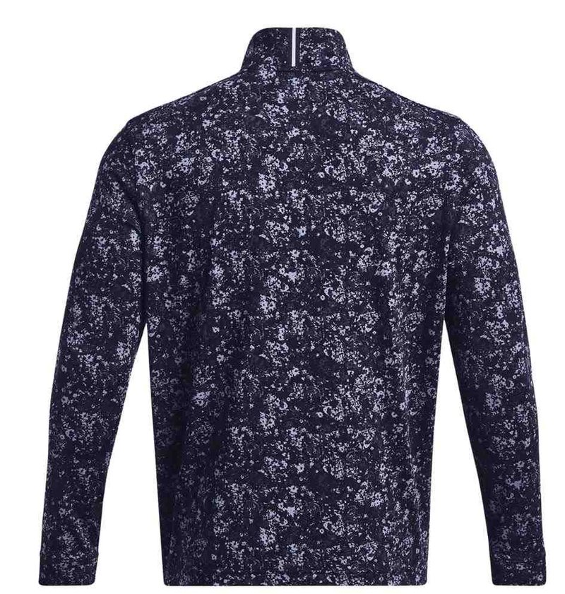 Under Armour Playoff Printed 1/4 Zip men's sweatshirt, navy
