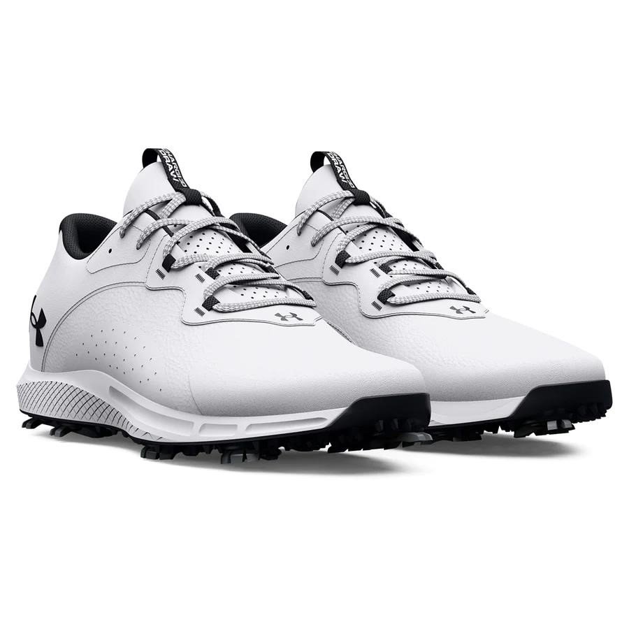 Under Armour Charged Draw 2 mens golf shoes, white