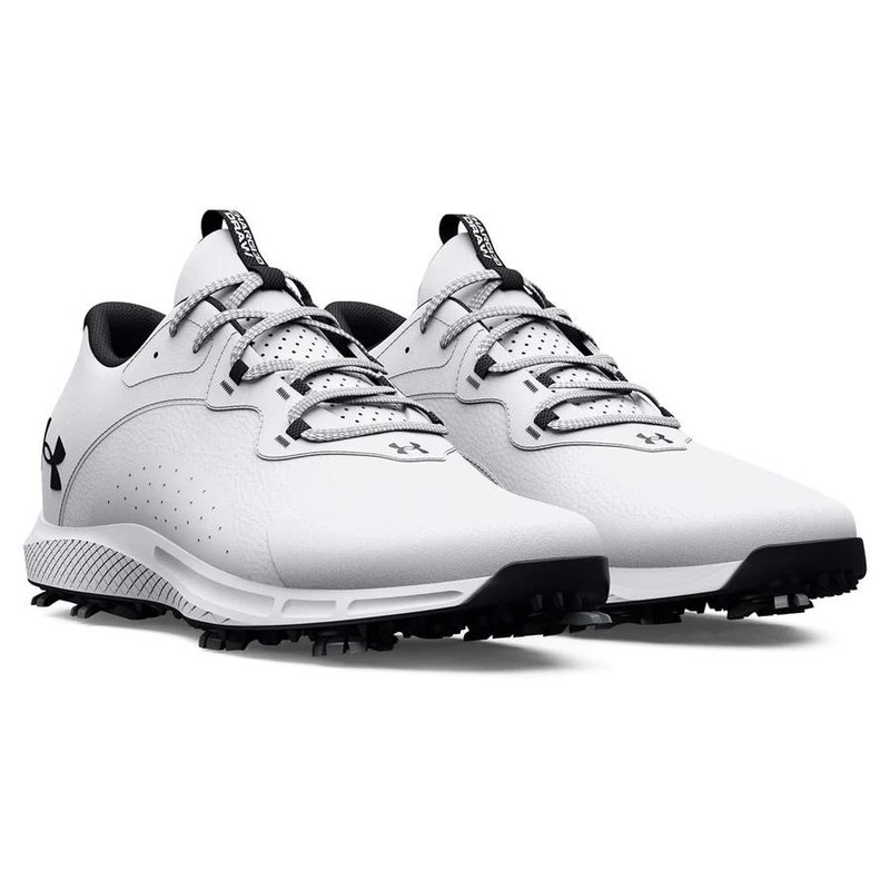 Under Armour Charged Draw 2 mens golf shoes, white