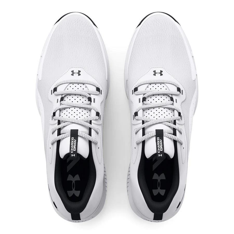 Under Armour Charged Draw 2 mens golf shoes, white