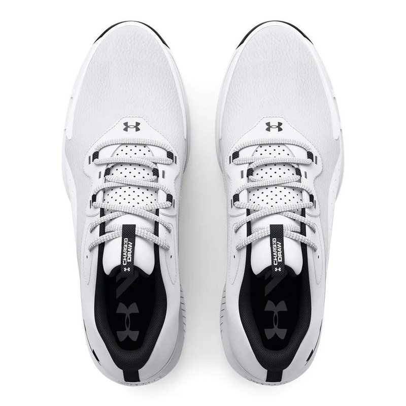 Under Armour Charged Draw 2 mens golf shoes, white