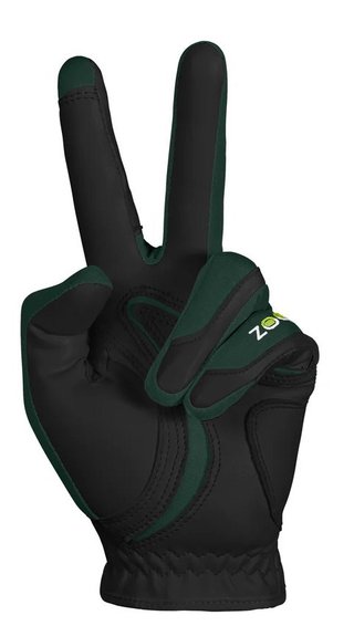 Zoom Zoom Hybrid mens golf glove, green