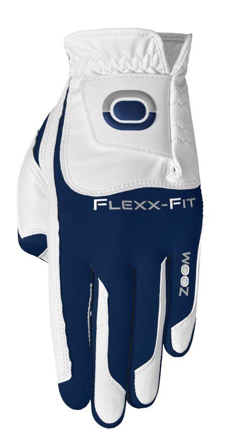 Zoom Zoom Hybrid mens golf glove, white/navy