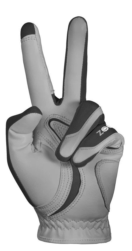 Zoom Zoom Hybrid mens golf glove, grey