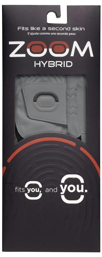 Zoom Zoom Hybrid mens golf glove, grey