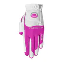 Zoom Hybrid ladies golf glove, white/pink