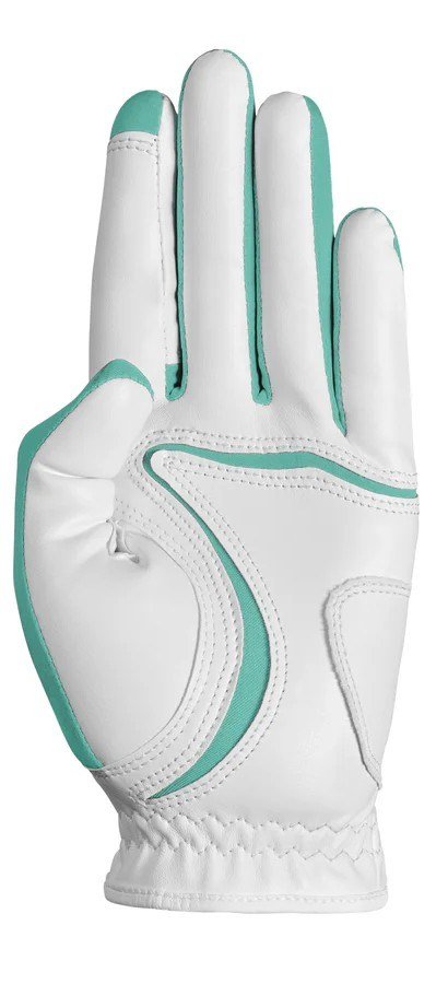 Zoom Zoom Hybrid ladies golf glove, white/mint