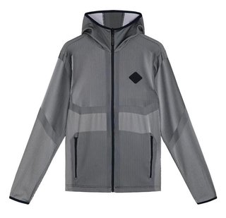 J.Lindeberg Jacquard men's hoodie, navy