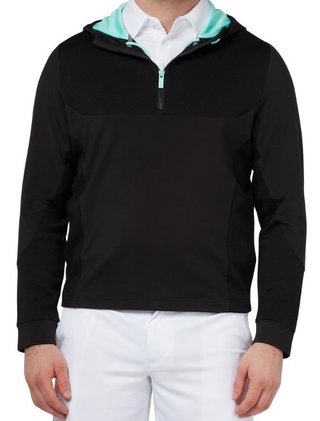 Callaway Mixed Media Technical men's hoodie, caviar