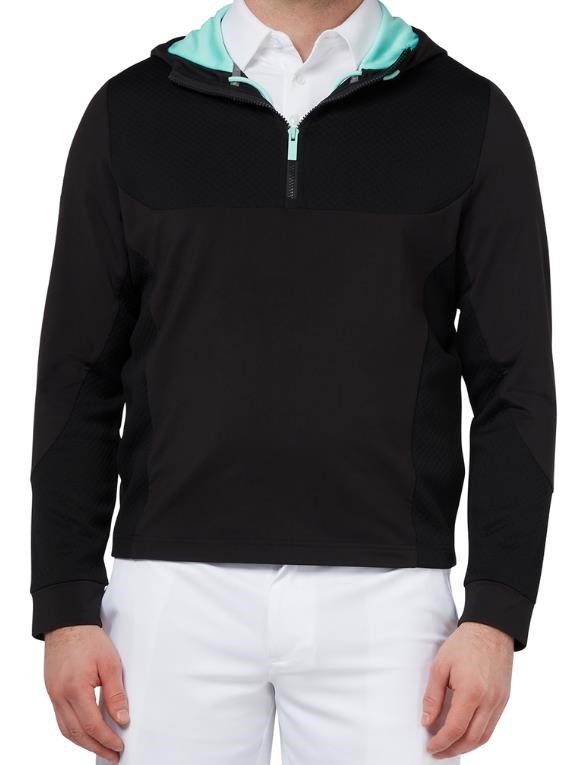 Callaway Mixed Media Technical men's hoodie, caviar