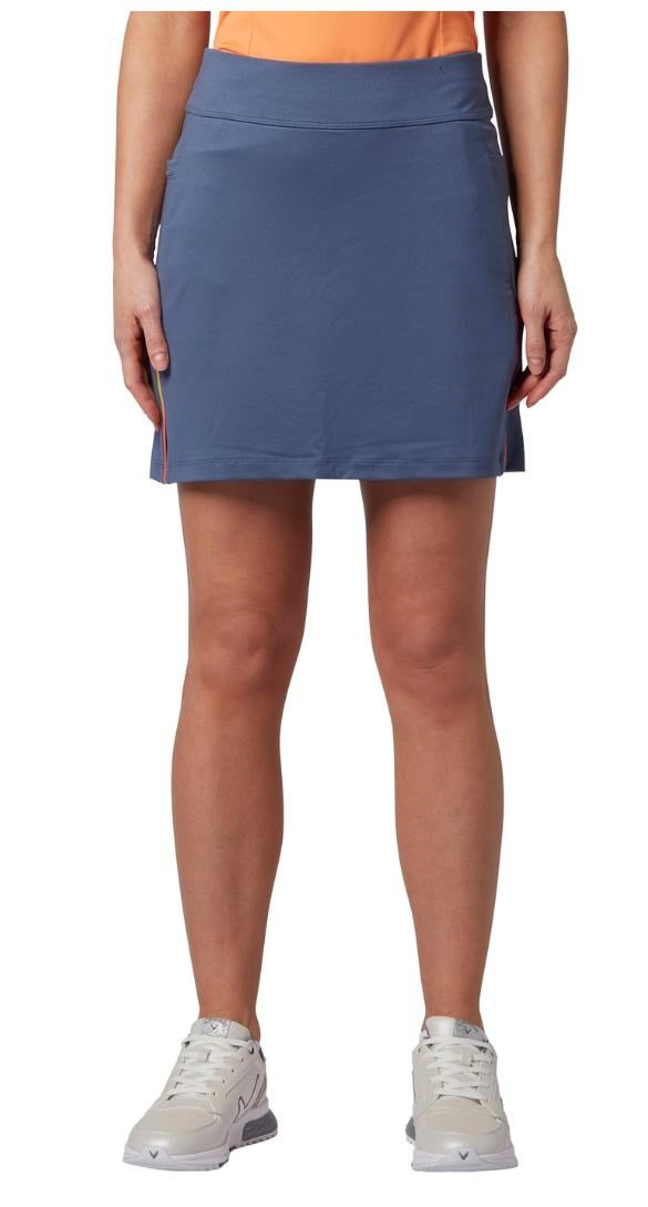 Callaway Chroma Stripe women's skort, blue indigo