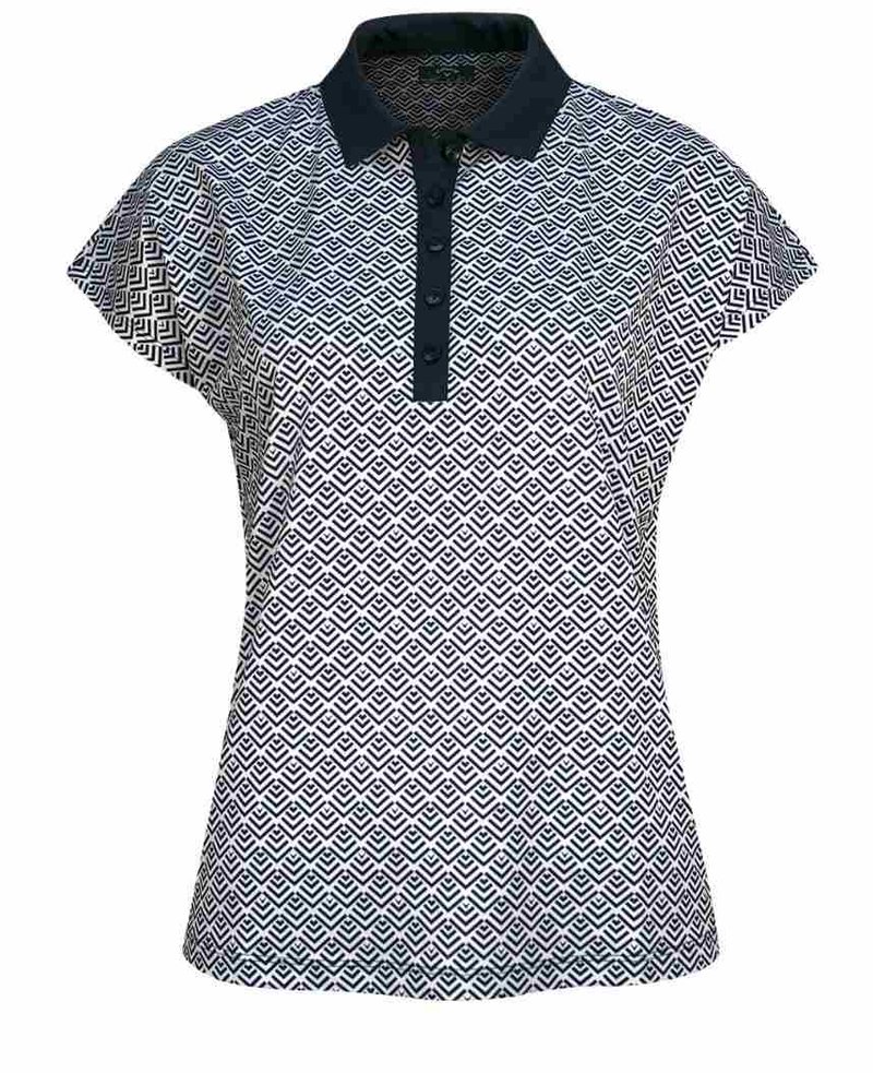 Callaway Chev Geo women's polo, brilliant white