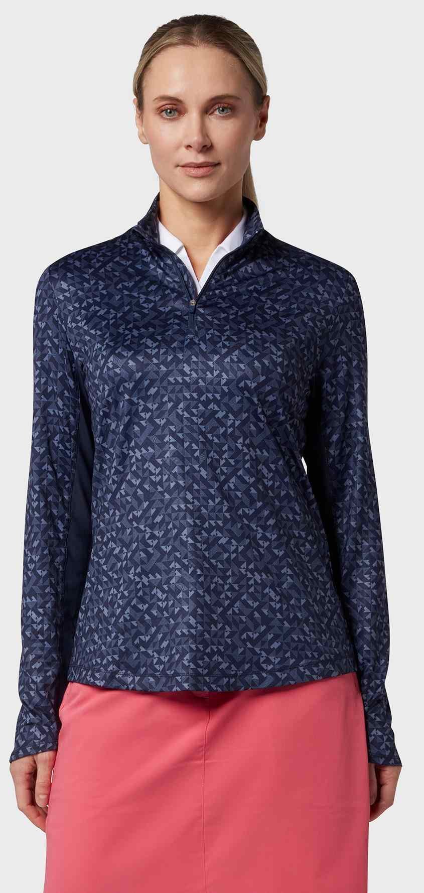 Callaway Shape Shifter Geo women's sweatshirt, peacoat