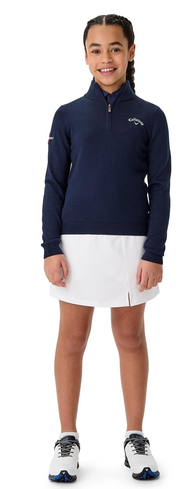 Callaway V-Neck junior pullover 2023, navy