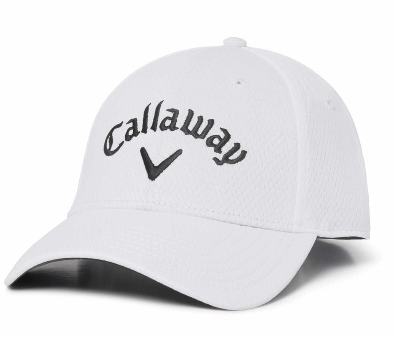 Callaway Side Crested women's cap, white