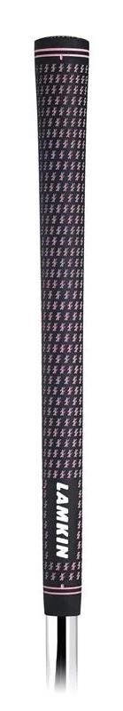 Lamkin Crossline Ladies Undersize Golf Grip, Black/Pink