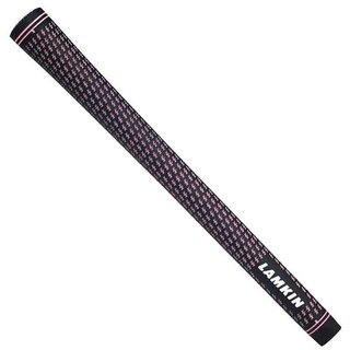 Lamkin Crossline Ladies Undersize Golf Grip, Black/Pink