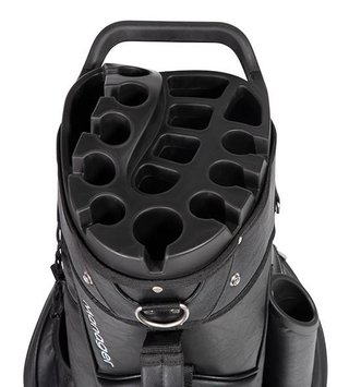 JuCad Manager Plus cart bag, black/grey