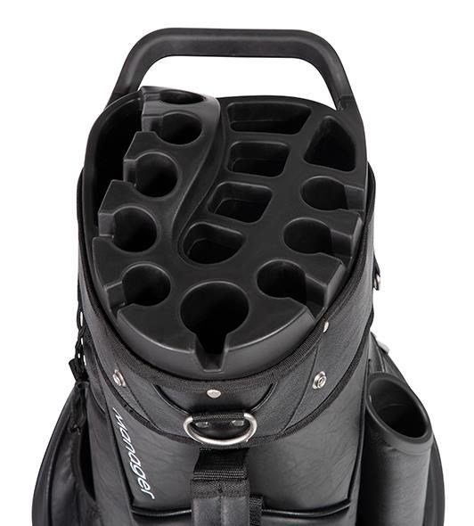 JuCad Manager Plus cart bag, black/grey